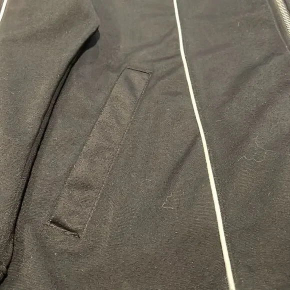 Nike full zip polyester jacket mens large black - Picture 6 of 8